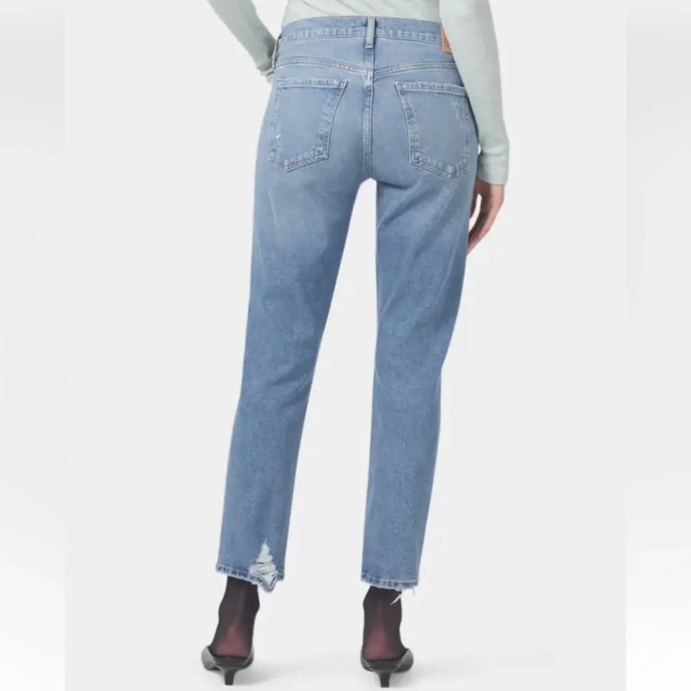 Citizens of Humanity "Emerson" distressed boyfriend jeans light wash denim SZ 29 - Picture 10 of 11